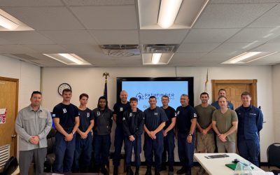 17 Members of Coast Guard Station Belle Isle Earn National Master License